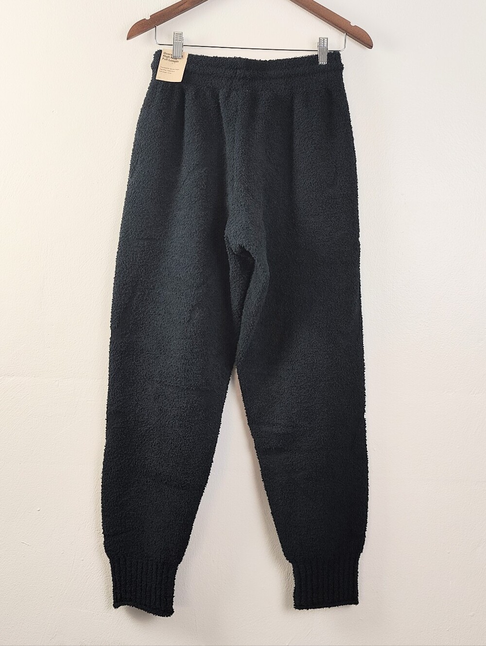 Nike Phoenix Black Pants Boucle High-Waisted Oversized Sweats Size Small Sporty - Picture 5 of 11